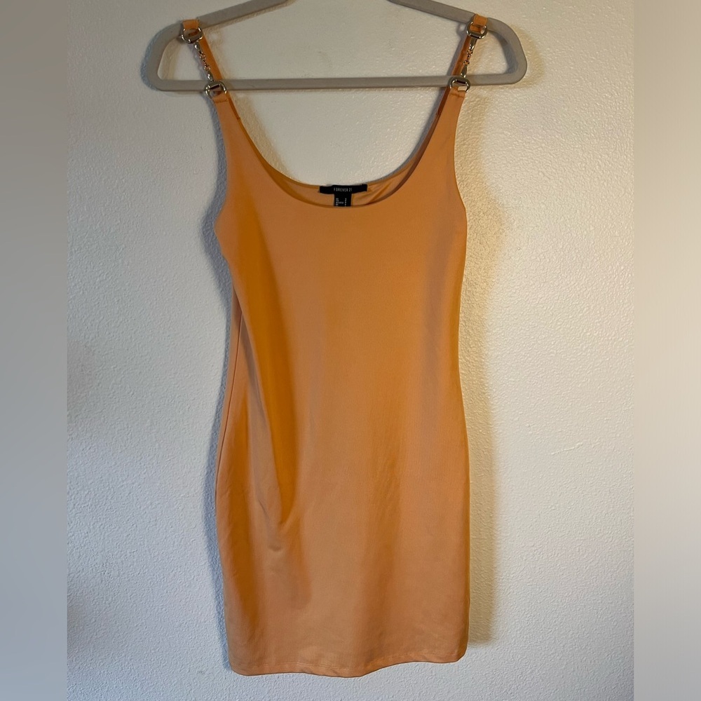 Forever 21 orange mini dress